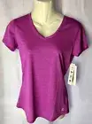 RBX Womens Top Size S/P Purpleish Pink Mauve T-shirt Short Sleeves V Neck New