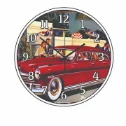 Vintage Car 1949 Hudson Wall Clock a Hanging Time Piece art 3 size choices