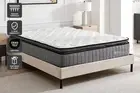 Ergolux Luxe Bamboo Pocket Spring Mattress (King), Grey, Mattresses, Furniture