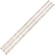 GYSABVCP 1set=3pcs 8 Lamp Original LED TV Backlight Strips Compatible with Konka LED 32'' 3X8 32E350E 32E320W 32E310C 5800-W32003-1P50 606mm TV Light Strip