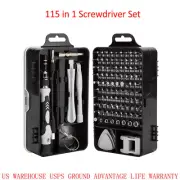 115 in 1 Small Precision Screwdriver Set PC Watch Phone Laptop Repair Tool Kit