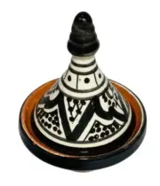 Moroccan TAGINE Condiment Olive Spice SMALL Tajine 3 5/8" D GGE ATRIA