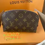 現貨二手 LV 路易威登 MONOGRAM帆布 CANVAS 經典老花 化妝包 洗漱包手拿包 PM47515晚宴包