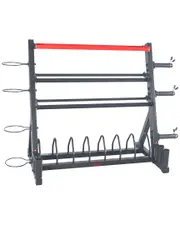 Sunny Health & Fitness All-In-One Weights Storage Rack Stand