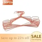 Adult Coat Suit Rose Gold Shiny Metal Wire Heavy Duty Top Clothes Hangers 30PCS