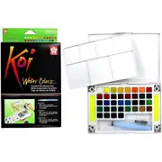 Sakura KOI Pocket Field Sketch Box Watercolour Paints Set - 36 Pans