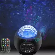 Star Night Light Projector, Remote Control Ocean Wave LED bluetooth