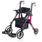 Deluxe OEM ELENKER Rollator Walker Stand Up Rolling Walking Mobility Medical Aid