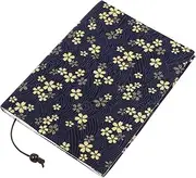 Kisangel Book Sleeve Cover Protective Book Decor Cloth Book Protector Exquisite Book Sleeve for Book Lover,Blue