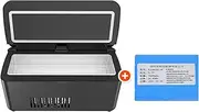 Portable Insulin Freezer Mini Rechargeable Medicine Storage Small Refrigerator with High-Definition Led Display, Suitable for Travel Camping Work, Etc,Black