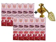 An-Nur Gulab Sada Surma Black Special Kohl Pack of 12 (Free Surmadani) Free Ship