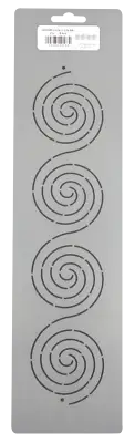 Quilting Stencil Geometric Swirl Border Simple Quilt Patterns Quilters Stencil