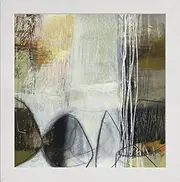 Frame Company Watson Range Abstract Pebble I by Jane Davies, Photo Frame - 5 x 5 Inches, White