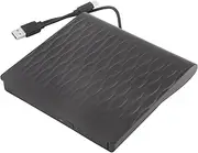 External CD DVD Drive with USB 3.0,Portable DVD Player for CD, External DVD CD ROM Player Burner Reader Writer Rewriter Adapter for PC, Laptop, Multi-Function Computer