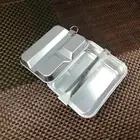 Portable Aluminum Lunch Box Bento Box Leakproof Tableware Food Container for