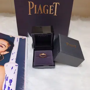 【二手正品】 PIAGET 伯爵可旋轉單圈鑲鑽戒優雅 氣質 精緻 全新