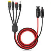 4-In-1 Solar Panel Connector Extension Cable Splitter for Connector DC2844