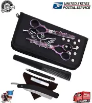 Hair Cutting Scissors Thinner Barber Shear 5.5" Professional Hair Dressing Kit
