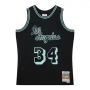 Los Angeles Lakers Shaq O'Neal Mitchell & Ness Glow In The Dark Swingman Jersey