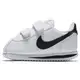 NIKE 童鞋 小童 阿甘鞋 CORTEZ BASIC SL TD 皮革 魔鬼氈 可愛 白黑 904769102