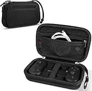 Fintie Carrying Case for Backbone One Mobile Gaming Controller - [Shockproof] Hard Shell Protective Cover Travel Bag with Inner Pocket, Black