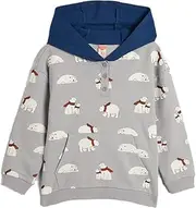 [Koton] Babyboys Hoodie Polar Bear Printed Soft Interior Cotton Sweatshirt