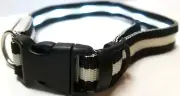 LED Dog Collar Dog night neck harness flash light Three Settings Medium M
