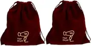 MERRYHAPY Travel Hair Dryer Portable Makeup Bag Jewelry Storage Bag with Drawstring