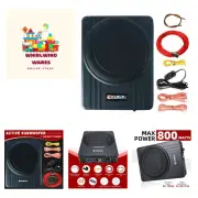 YaCCC 10 Inch 800W Car Under-Seat Sub Woofer Active Powered Amplifier Bass En...