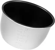 Rice Cooker Liner Rice Container Griddle Rice Cooker Insert Electric Rice Cooker Lined Rice Cooker Universal Rice Cooker Non-stick Rice Cooker Air Rice Cooker Aluminum Alloy Silver