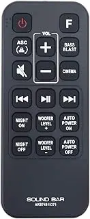 [PERFASCIN] AKB74815371 Replacement Soundbar Remote Control fit for LG Sound Bar Speaker Home Theater System SJ3 SJ4 SK4D SL3D SPJ4B-W SPH4B-W SPJ4BW SPH4BW