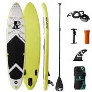 10.5ft Inflatable Paddle Board SUP Stand Up 180KG Stand SUP Surfboard Kayak AU