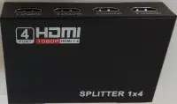 在飛比找Yahoo!奇摩拍賣優惠-Splitter 1進4出 FULLHD HDMI 影音分配