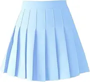 [TONCHENGSD] Women's High Waist Pleated Mini Skirt Skater Tennis Skirt