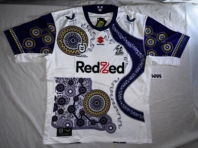 Melbourne STORM Indigenous 2021 NRL Jersey white *5XL* QLD Seller