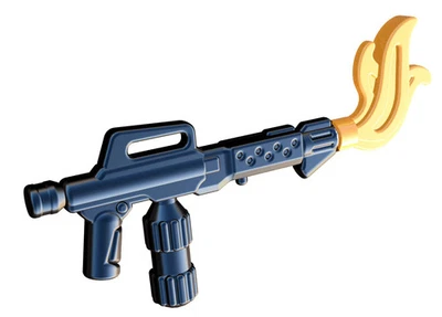 BrickArms M240 Flamethrower with Plume for Minifigures - Pick Color- NEW