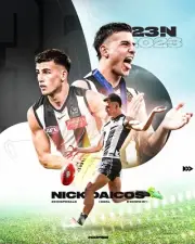 Collingwood magpies AFL FOOTBALL CHAMPION TEAM PLAYER POSTER,1,BARGAIN,1
