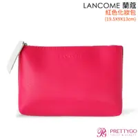 在飛比找蝦皮商城優惠-LANCOME 蘭蔻 紅色化妝包(19.5X9X13cm)【