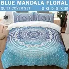 Mandala Bohemian Duvet Doona Quilt Cover Set Single Double Queen Super King Bed