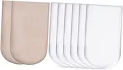 Healvian Self-adhesive Half Heel Lift Pads Foot Insoles Men's Shoe Height Increase Pads Comfortable for Sports Daily Wear