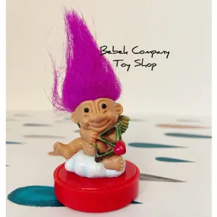 美國1980s VTG Cupid troll doll trolls 醜娃 巨魔娃娃 幸運小子 愛神 邱比特 印章