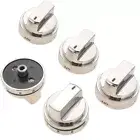 5 Pk Stove Knobs for LG Range Stove Gas Cooktop AEZ73453509 Burner Control Dial