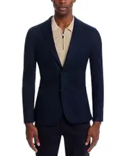 Boglioli Cotton Pique Jersey Slim Fit K. Jacket 48 IT / 38 US