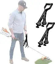 Reach Right - Universal Secondary Axial Handle for Long-Handled Tools - Back Strain Reducing & Efficiency Enhancing Tool Attachment for Lifting, Pushing and Pulling Tasks, 2 Pack