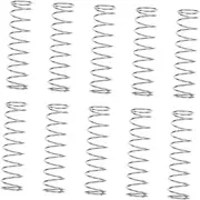 SUPVOX 10pcs Stainless Steel Compression Springs for Pruning Shears Essential Repair Parts for Hand Pruners for Trimming Precision Cutting and Enhancing Plant Growth