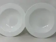 Corelle Winter Frost White TWO Serving Bowls Vitrelle NEW 10.5"