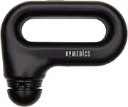Homedics Handheld Mini Portable Vibration Body Massager 13cm Black w/Attachments