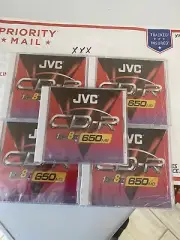 JVC CD-R 74 MINS / 5 PACK / Recordable CD-R74 (CD-R650MB)