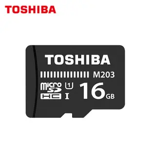 東芝存儲卡 M203 16GB 32GB SDHC 高速 100MB/S 64GB 128GB Micro SD 卡 U