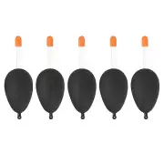 1oz Fishing Bobbers, 5 Pack EVA Fishing Float, Black